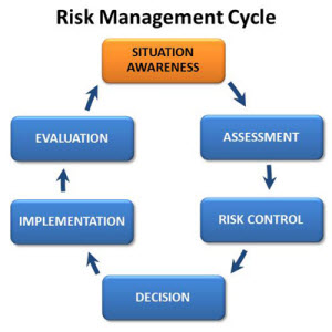 Image showing the steps in the Risk Management Cycle. The Situation Awareness step is highlighted.